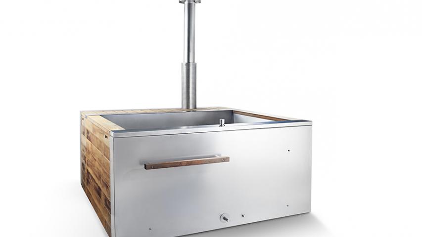 The ultimate wood-fired hot tub launched in the UK | Surfaces International